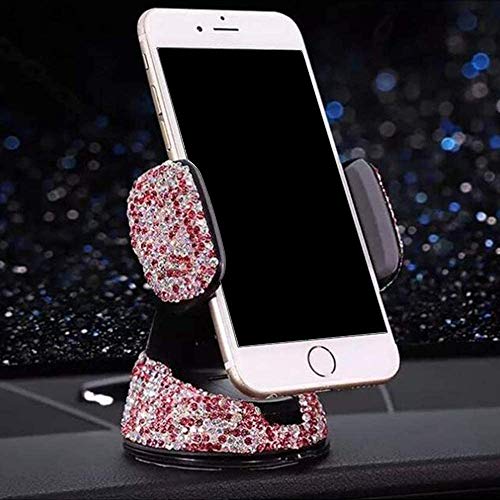 Car Phone Holder Dashboard Stand Rhinestones Crystal Bling Decor Car Accessories Car Phone Holder Dashboard Stand Rhinestones Crystal Bling Decor Car Accessories